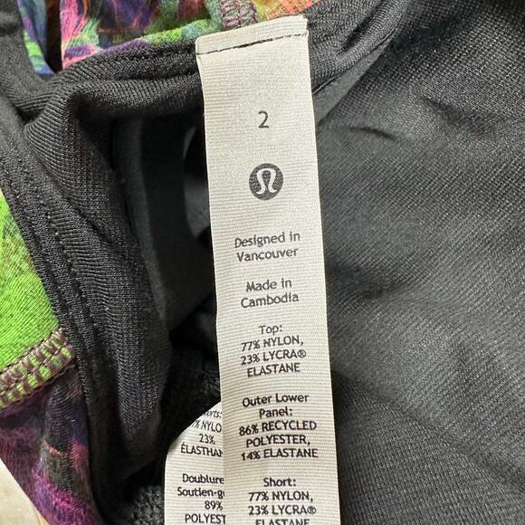 Lululemon Court Crush Dress Vivid Floral Tone Multi Women's Size 2 EUC - Picture 7 of 11